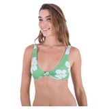 HURLEY Harmony Bikinitop Stone Green S Vrouw