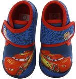 Leomil Disney Cars - Pantoffels voor jongens - Lightning McQueen Sloffen voor kinderen met klittenbandsluiting en Bliksem - Maat 24 - Blauw