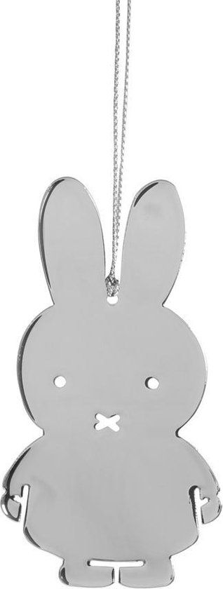 NIJNTJE Zilveren Hanger - Zilver - 9 x 5 cm