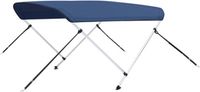 vidaXL Biminitop 2-boogs 180x150x110 cm marineblauw