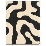 Selencia Paspoorthouder - Kunstleer - Art Wave Black