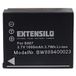 EXTENSILO Batterie de remplacement pour Panasonic CGA-S007, CGA-S007E, DMW-BCD10 pour caméra, DSLR (1000 mAh, 3,7 V, Li-Ion)