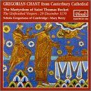 Merkloos / Sans marque Schola Gregoriana Of Cambridge - The Martyrdom Of Saint Thomas Becke