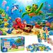 Puzzle animaux marins puzzle de sol - Puzzle enfant à partir de 3 ans - 48 grandes pièces - 90 x 60 cm