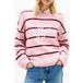 Tommy Hilfiger Full Needle Graphic Pink/ivory/liberty Red Sweater