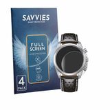 Savvies - Screenprotector voor Citizen CA4640-09A - Folie Beschermfolie transparant volledig dekking 4 Stuks