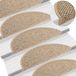 vidaXL - Trapmatten - Zelfklevend - 15 stuks - Sisal-look - 56x17x3 cm - Donkerbeige