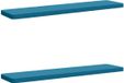 vidaXL - 2-delige - Coussin de canapé - VUGHT - 2 - pièces - 100% - Polyester - Bleu clair