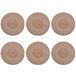 Zeller placemat 'Cut Out', set van 6, PVC, rond