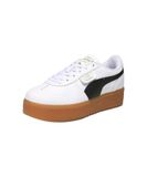 PUMA Palermo Elevata leren sneakers voor dames 42, White Gum Beige