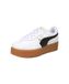 PUMA Palermo Elevata leren sneakers voor dames 42, White Gum Beige