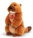Peluche marmotte, collection "Parc", 18x30x22 cm, taille M, lavable
