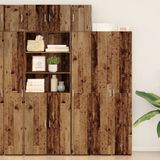 vidaXL Wandkast Antiek Hout 30 x 42,5 x 39,5 cm