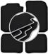 DURBAN-BLACK CARLUX-SILVER automatten voor: Toyota Corolla E11 hatchback (1997-2001)