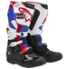 Alpinestars Honda Tech 7 Enduro Drystar Chaussures Noir Blanc Bleu Rouge Clair Taille US 7