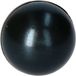 Merkloos / Sans marque Makito Western Europe Zwarte anti stressbal 6 cm