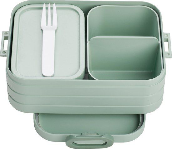 Mepal Bento Lunchbox midi - Nordic sage - 0.9L - 4 sandwiches