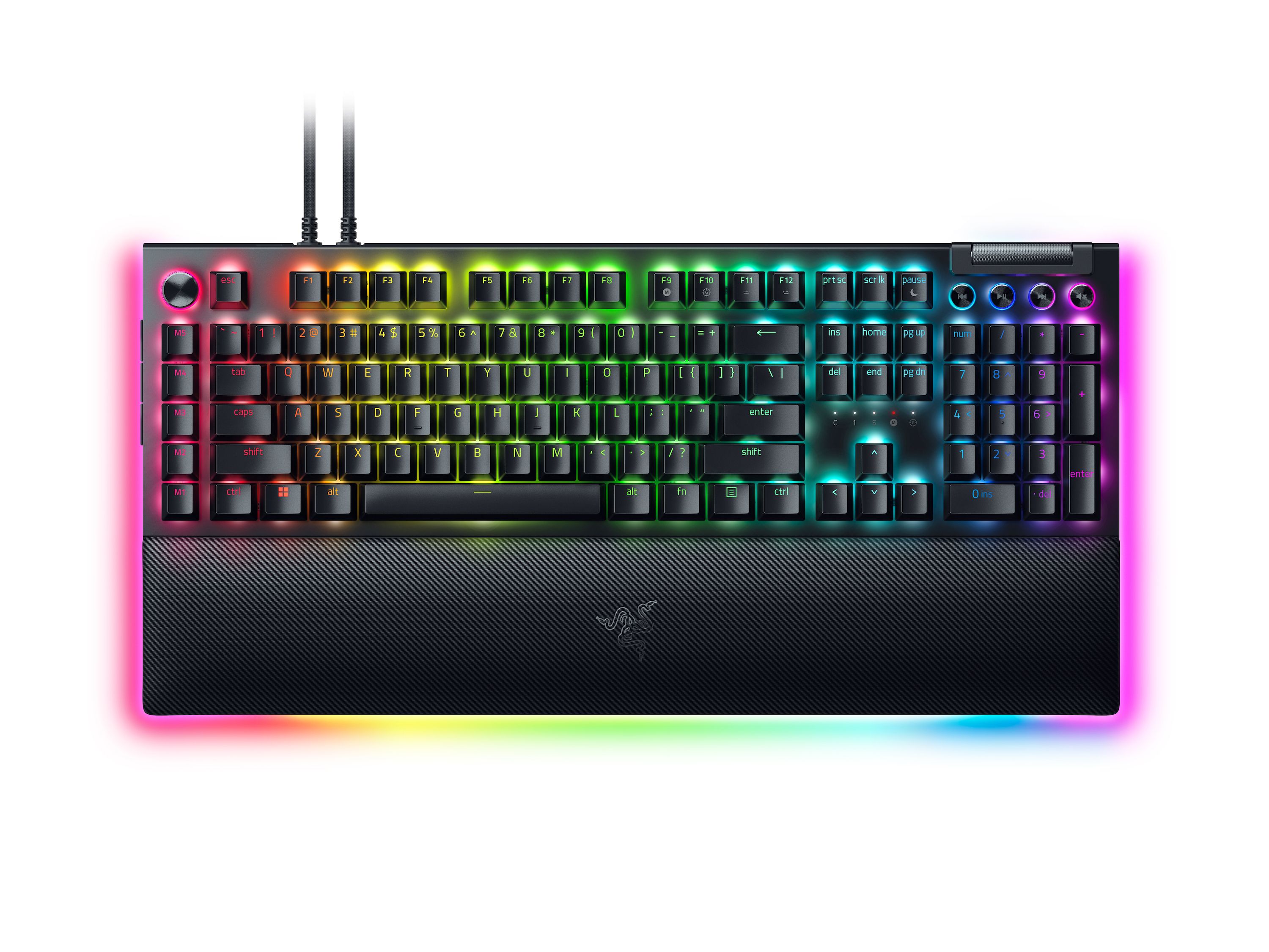 Razer BlackWidow V4 Pro - Gaming Keyboard - QWERTY US International - Black