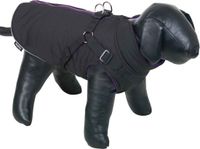 Nobby Hondenjas Sobak - Waterdicht - Zwart Paars - XXXS - Ruglengte 20 cm