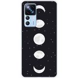 1001 coques Xiaomi Siliconen hoesjes compatibel met Xiaomi Mi 12T, Xiaomi Mi 12T Pro Moon Phase