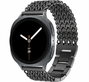 Samsung Gevlochten RVS band - Zwart - Galaxy Watch 8 - 40mm / 44mm