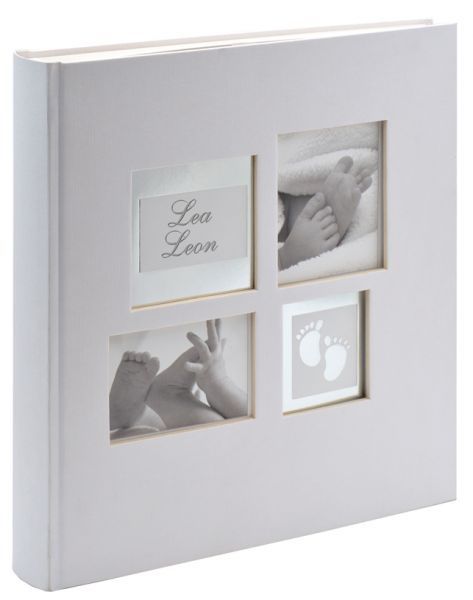 Walther Design Walther Little Foot Fotoalbum Zilver 30,5x28 cm