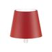 Zafferano Poldina Stopper Lamp, Snoerloze Oplaadbare Flessenlamp met Touch Control, Geschikt voor Binnen en Buiten, Dimmer, 2200-3000 K, Hoogte 11 cm, Kleur Rood
