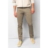 Meyer Modern Fit Broek bruin, Effen