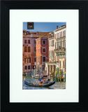 HAES deco Houten Fotolijst met Passe-partout Venezia zwart voor 1 foto formaat 15x20 cm