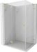 Mexen Lunar L cabine de douche battante gauche 95 x 80 cm, transparent, or brossé