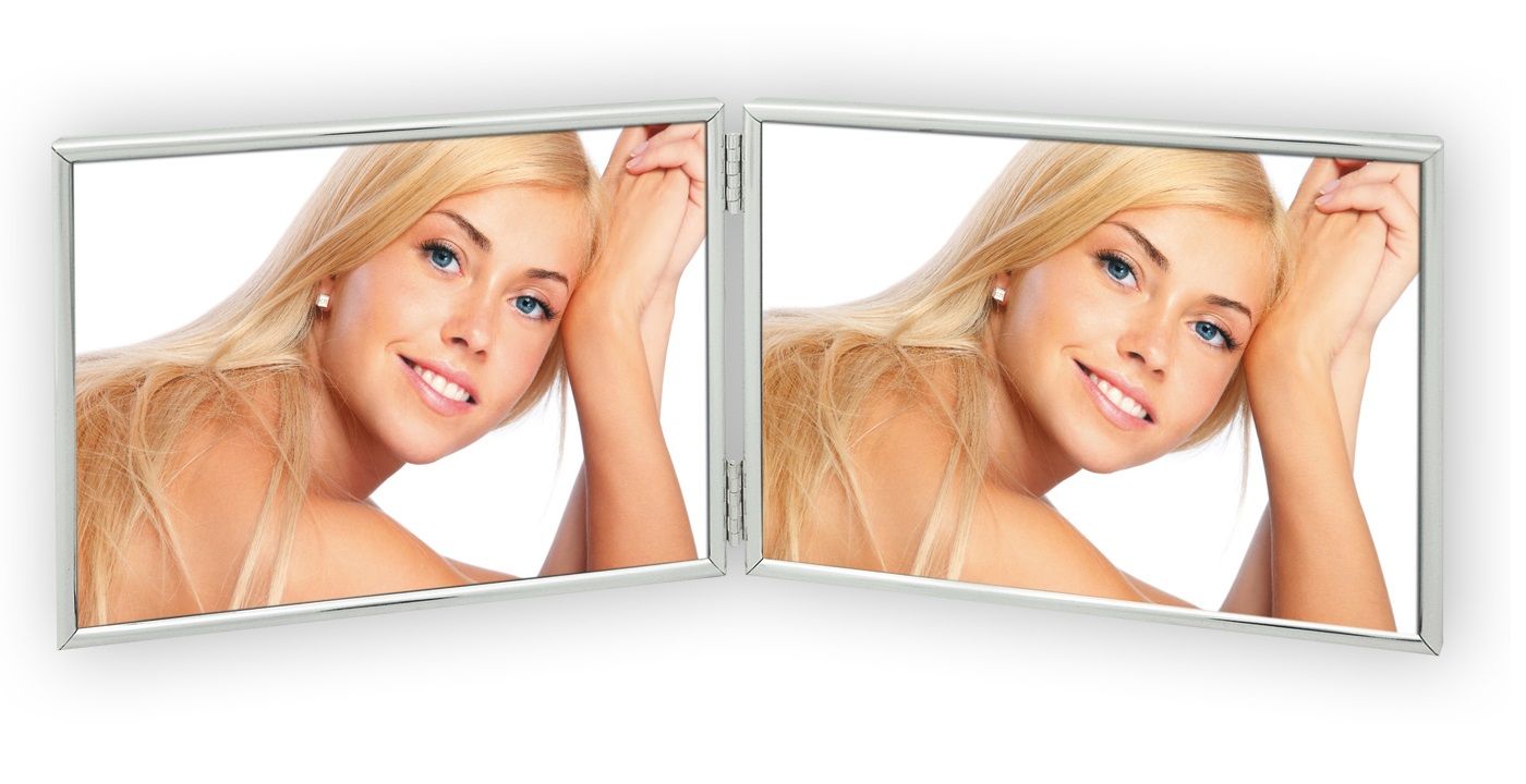 Zep Doppia Fotolijst - Zilver - Rechthoek - 15,5 x 21,6 cm