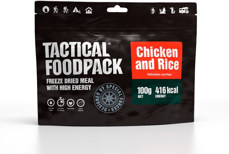 Tactical Foodpack Freeze Dried Meal 100g, Chicken and Rice