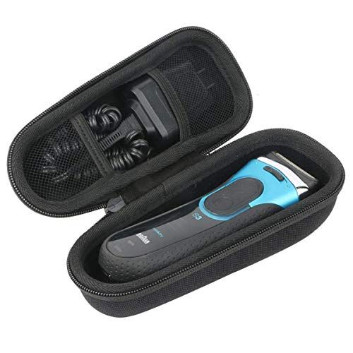 khanka Harde hoes beschermhoes voor Braun Series 3 ProSkin 3040s 300s ProSkin 3020s 3030s ProSkin 3050cc 310s 3090cc 3080s elektrisch scheerapparaat heren-etui case. (alleen tas)