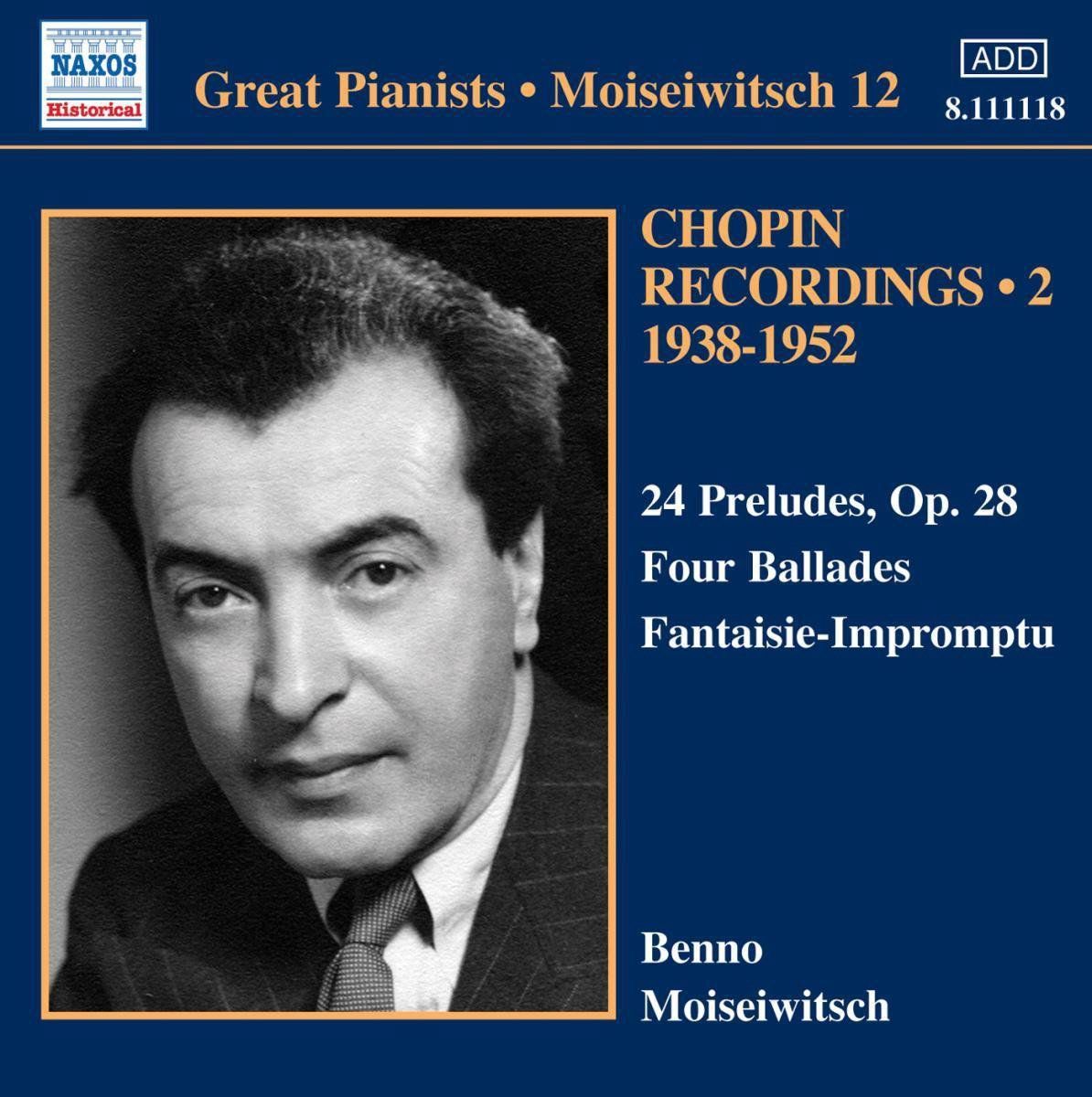 OUTHERE Moiseiwitsch: Chopin Recordings