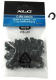 XLC Outer Wrapper Clip 50 Units Kabelgeleider Zwart
