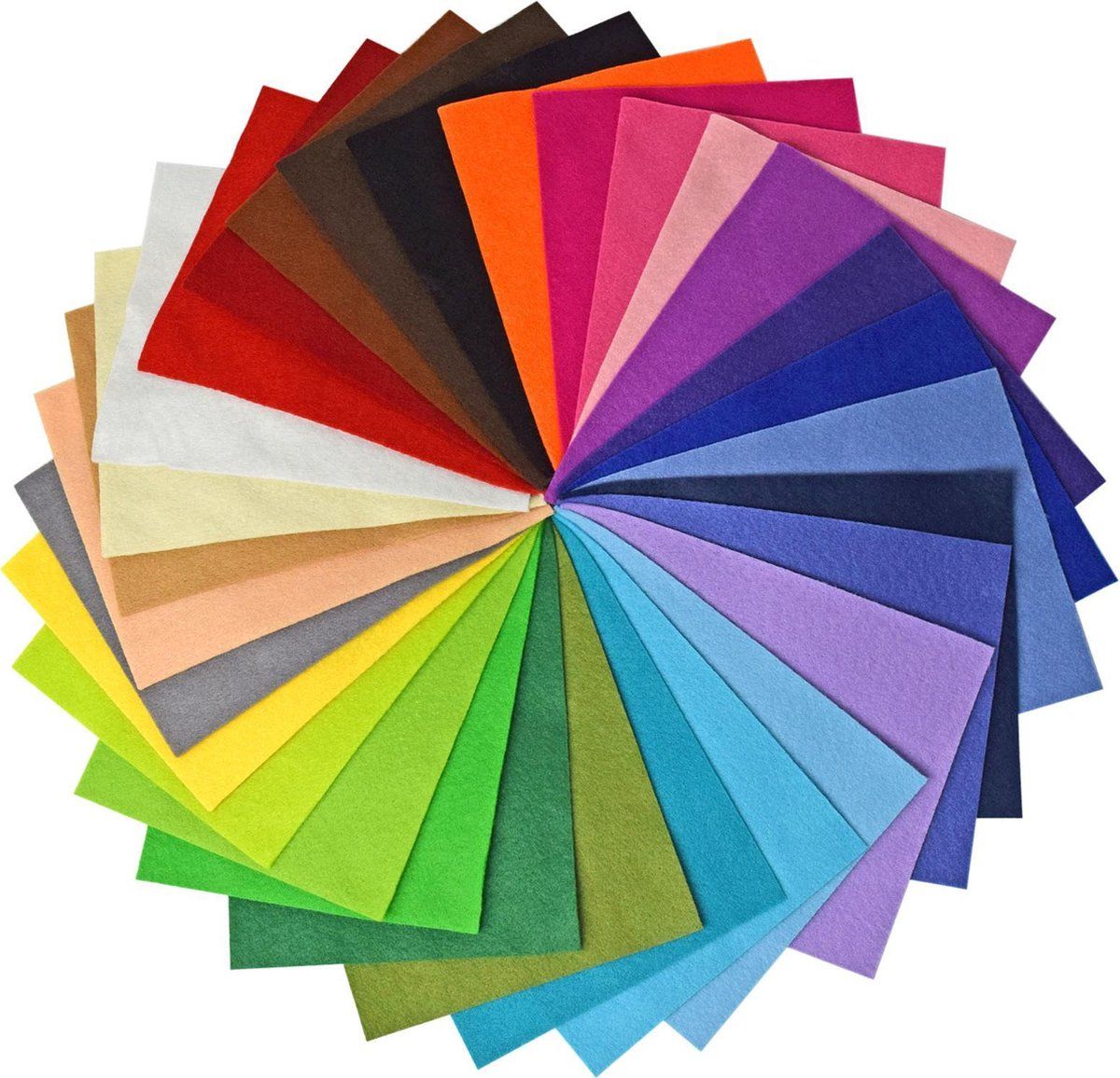 Vaessen Creative Vilten stof A6 - 30 kleuren