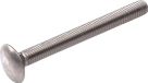 Hoenderdaal Boulon à tête ronde Inox 10x50 M10 sans écrou DIN 603 - 25 pièces