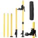Rosfix Telescoopstang Statief 455 cm - Aluminium 4-Delig - 1/4" Schroefdraad, 90–455 cm