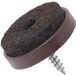 Adsamm® 32 x Vilt-pads met schroeven | Ø 28 mm Ø 1,1" | bruin | rond | Premium kwaliteit meubelschuiven met schroef van Adsamm®