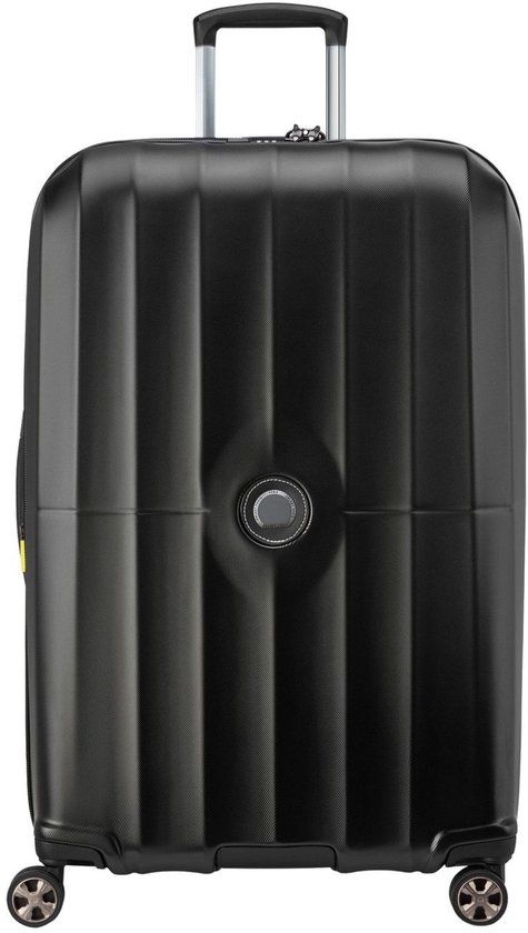 Delsey Carrousel 2 Grote Reiskoffer 77 cm Expandable – 102L – 5 kg – Polycarbonaat – TSA Slot – Zip SECURITECH® 2 – 5 Jaar Garantie - Black