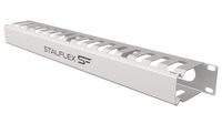 Stalflex Kabelmanagement-organizer, 19 inch, 1U, staal