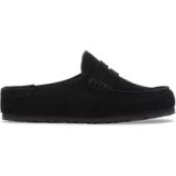 Birkenstock Leren klompen Naples Wrapped Suede