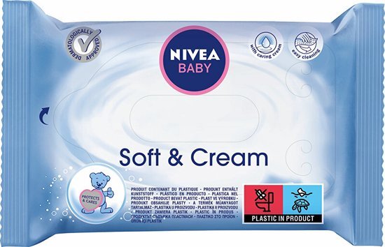 Nivea Baby Soft & Cream Wipes - 20 stuks