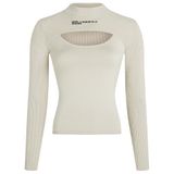 Karl Lagerfeld A4w18013 Trui Met Hoge Hals Beige L Vrouw