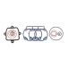 RMS Kit Complet De Joints Piaggio Hexagon 125-150cc 1994/1996 100684031