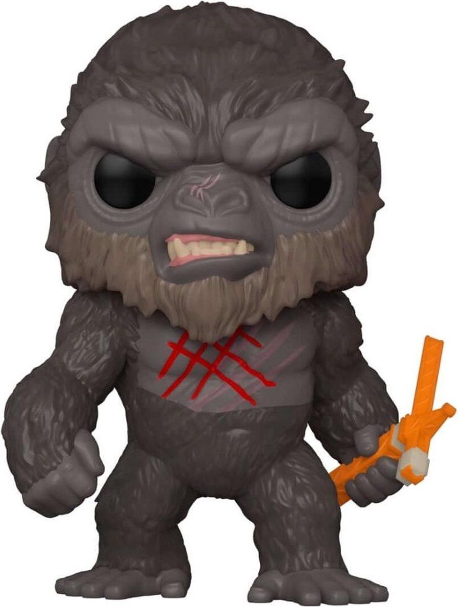 Funko Battle-Scarred Kong - Pop! - Godzilla Vs Kong - Grijs/Oranje