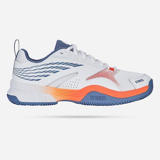 K-Swiss Speedex Clay Tennisschoenen Heren - Maat 42 - Wit/Blauw