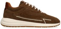 Manfield - Heren - Bruine suède sneakers - Maat 40
