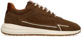 Manfield - Heren - Bruine suède sneakers - Maat 40
