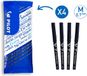 Pilot V7 Rollerball Pen Set - 4 Black Medium Point Pens